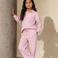Baby Pink Linen Set Jr