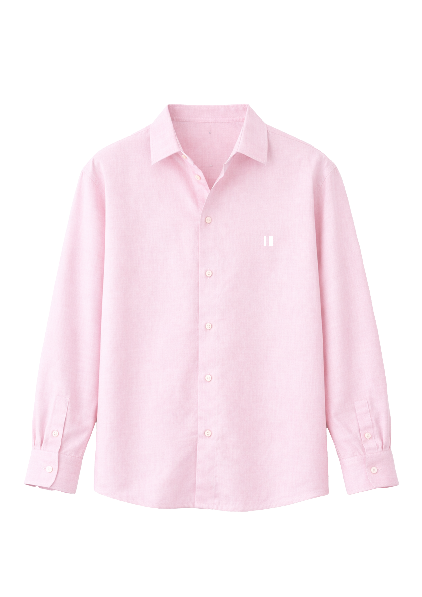 Baby Pink Linen Shirt Jr