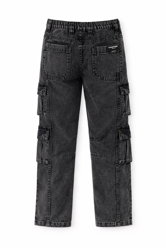 Charcoal Baggy Cargo