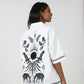 Chapter2Drip Sound of Silence White bowling shirt — view 3