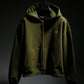 The Everyday Olive Hooded Zipper