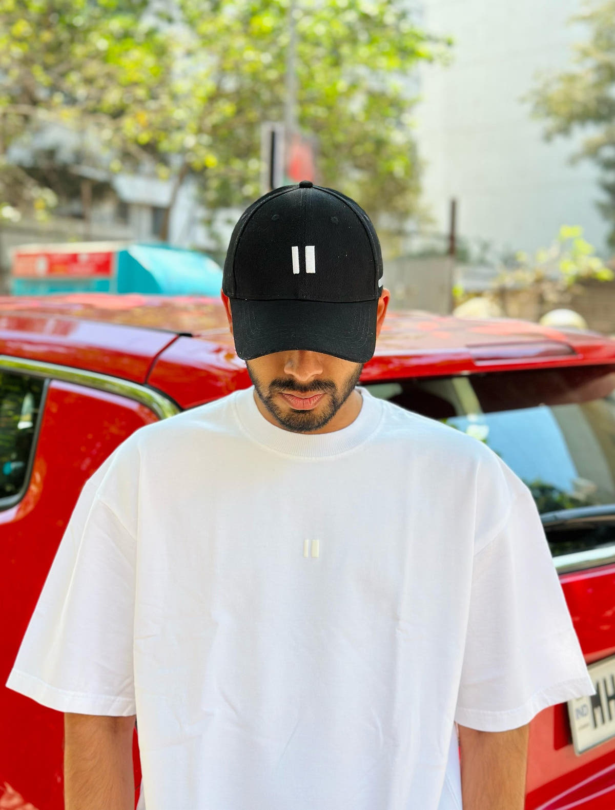 Black Denim Cap