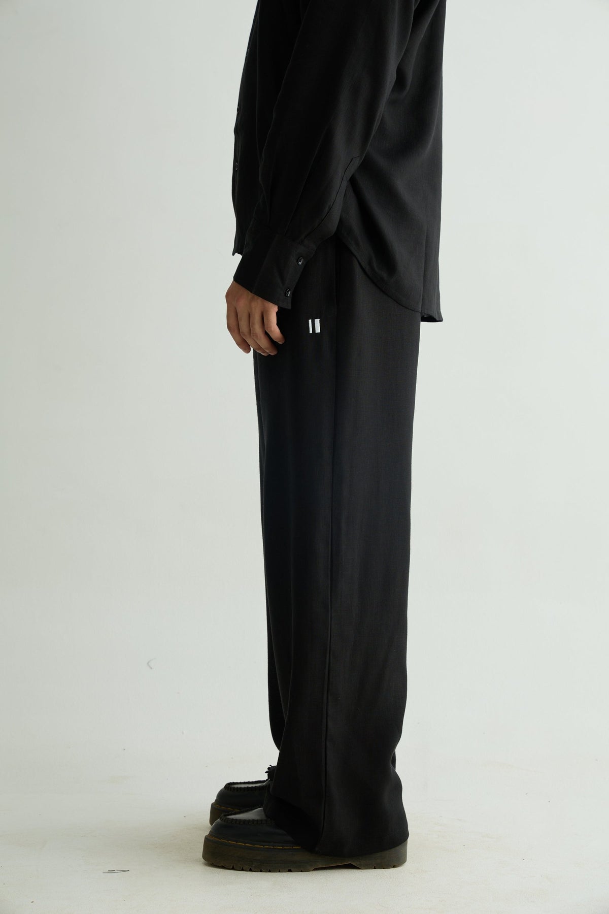 Black Linen Co-Ord Set