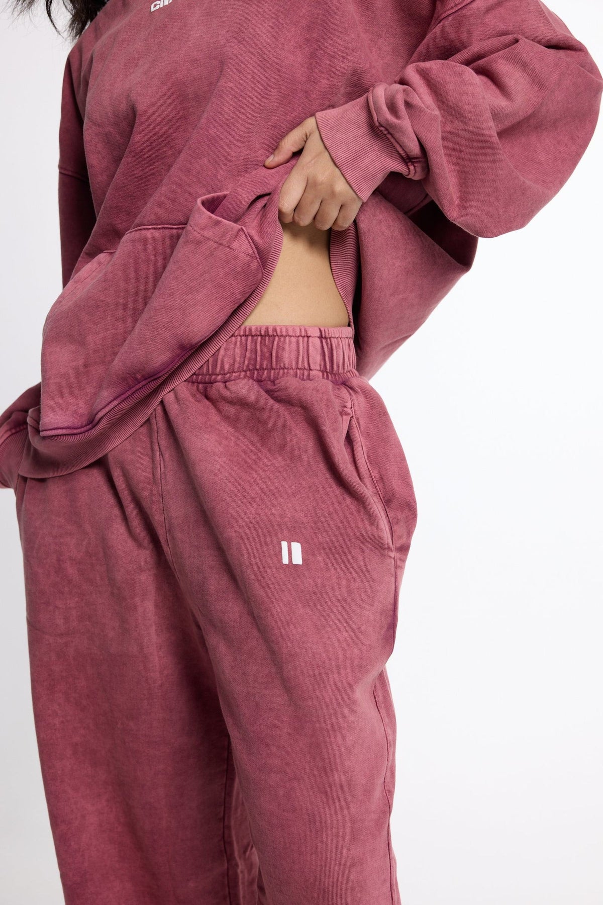 Burgundy Washed Co-ord Set
