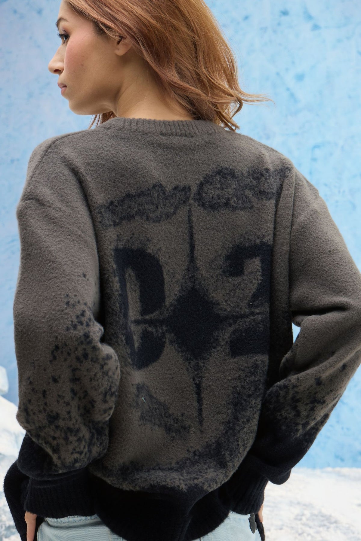 Black Ombre Sweater