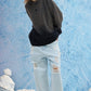 Black Ombre Sweater