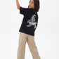 Black Unbothered T-Shirt Jr