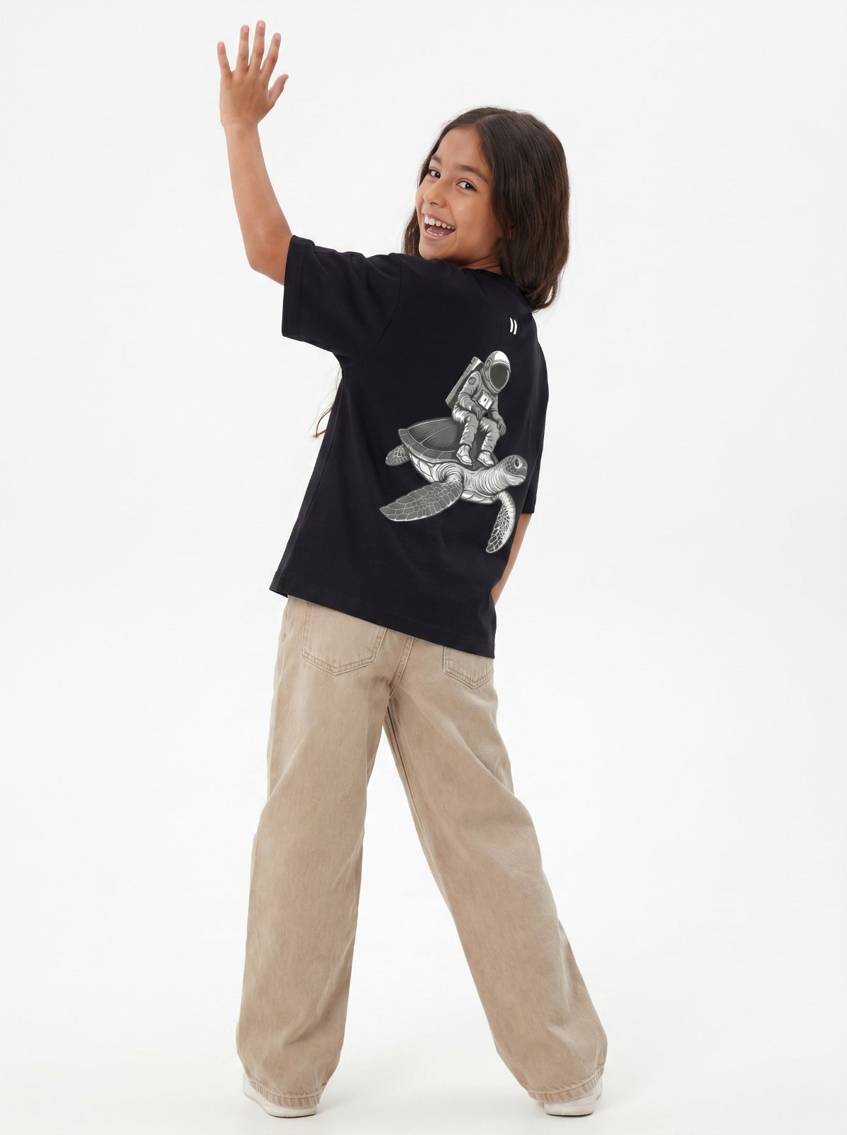 Black Unbothered T-Shirt Jr