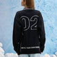 Black Varsity Polo Sweater