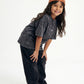 Black Washed T-Shirt Jr