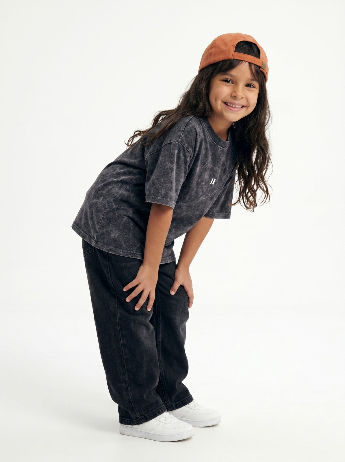 Black Washed T-Shirt Jr