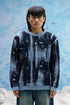 Blue Glitch Sweater