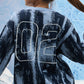 Blue Glitch Sweater