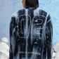 Blue Glitch Sweater