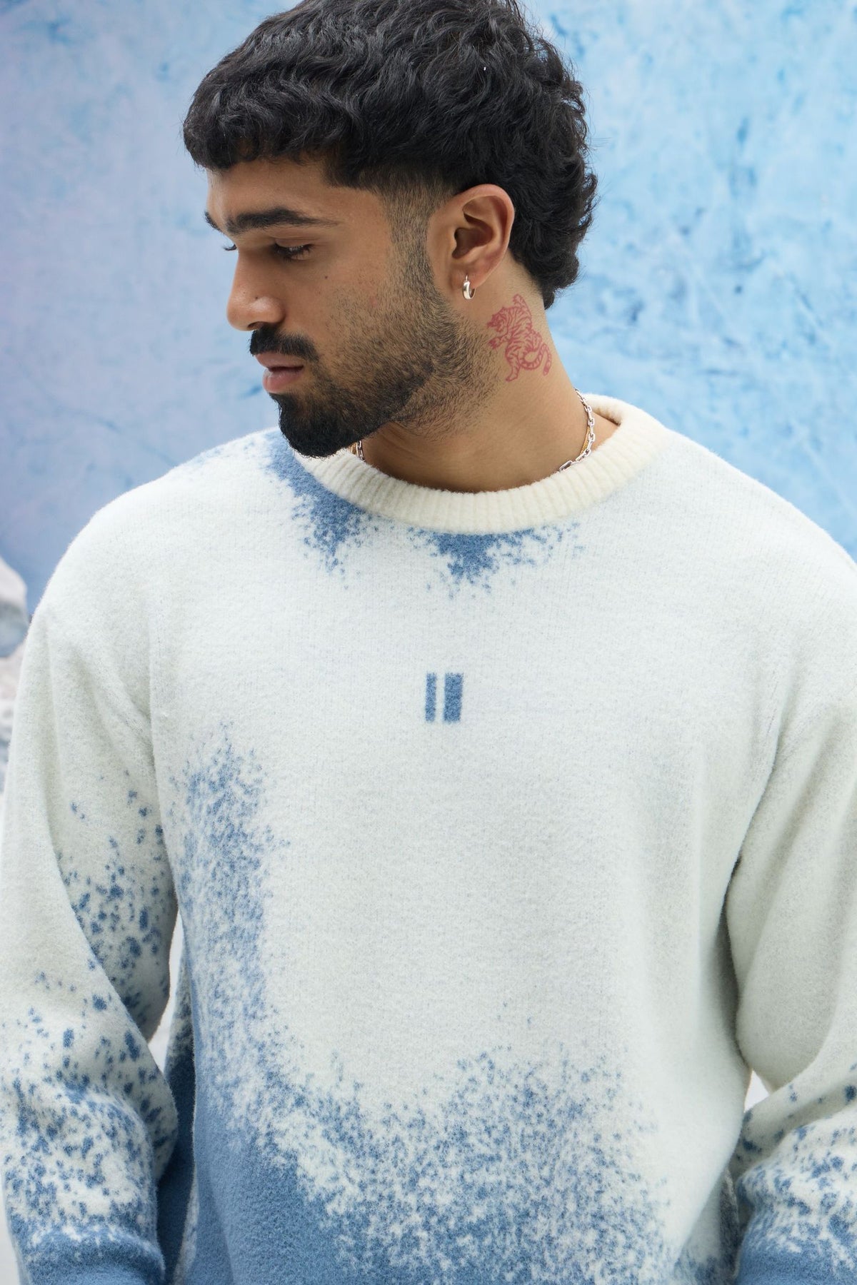 Blue Ombre Sweater