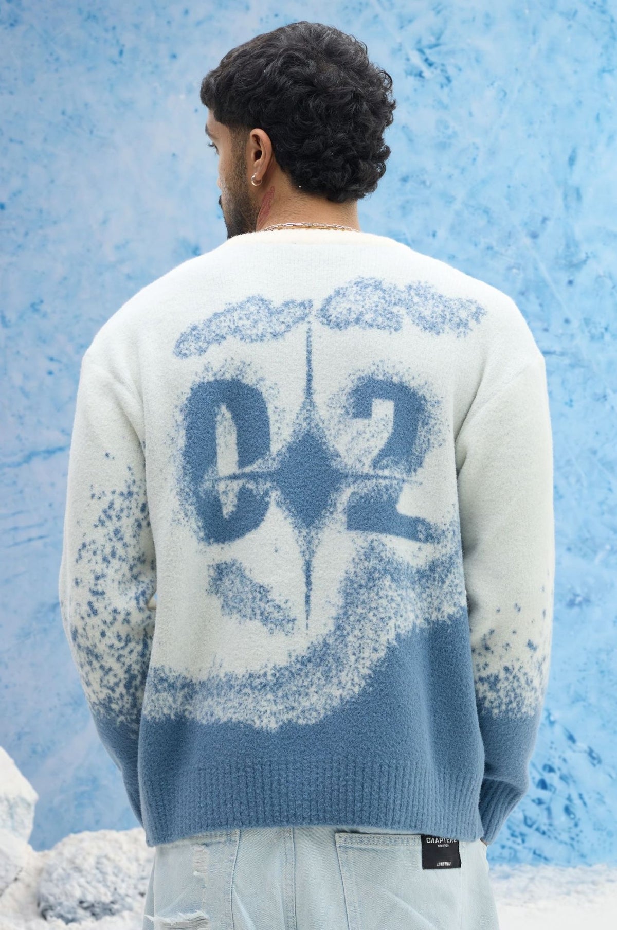 Blue Ombre Sweater
