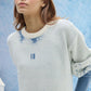 Blue Ombre Sweater