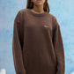 Brown Basic Sweater