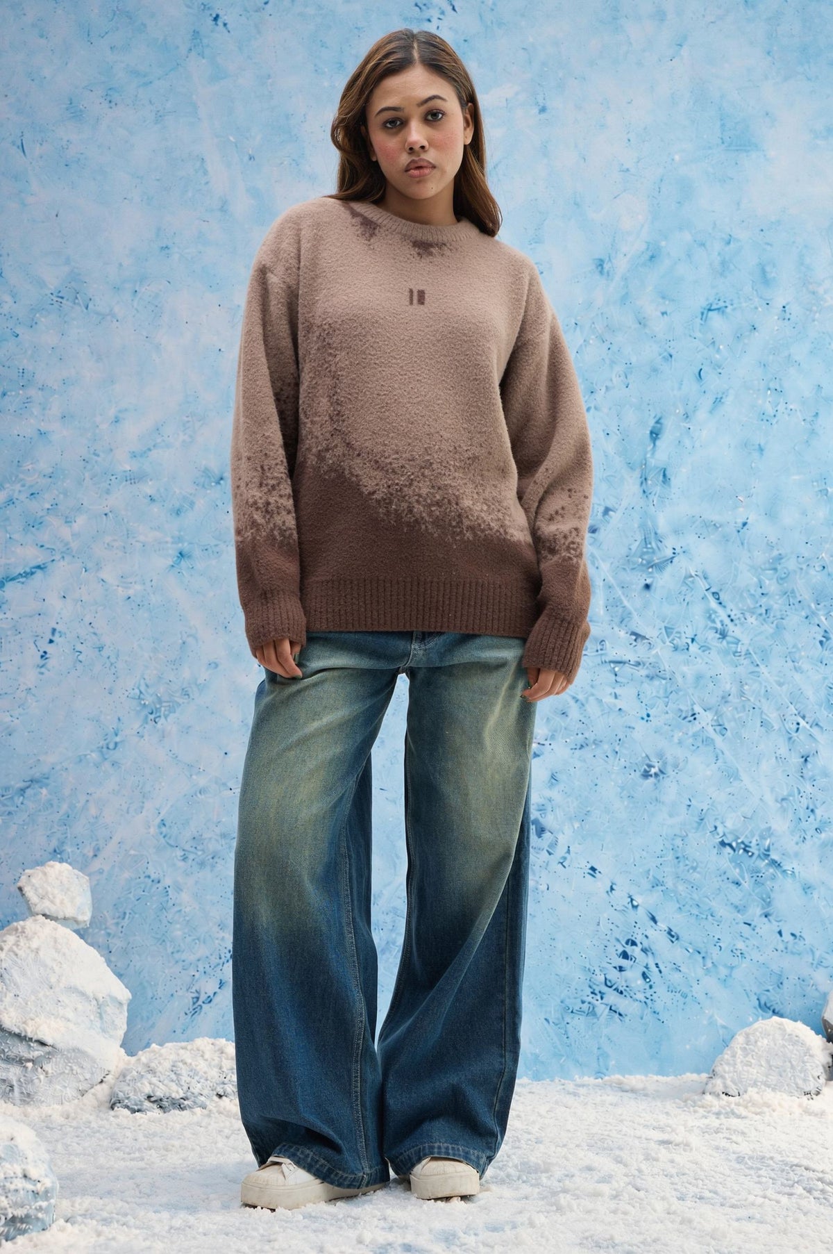 Brown Ombre Sweater