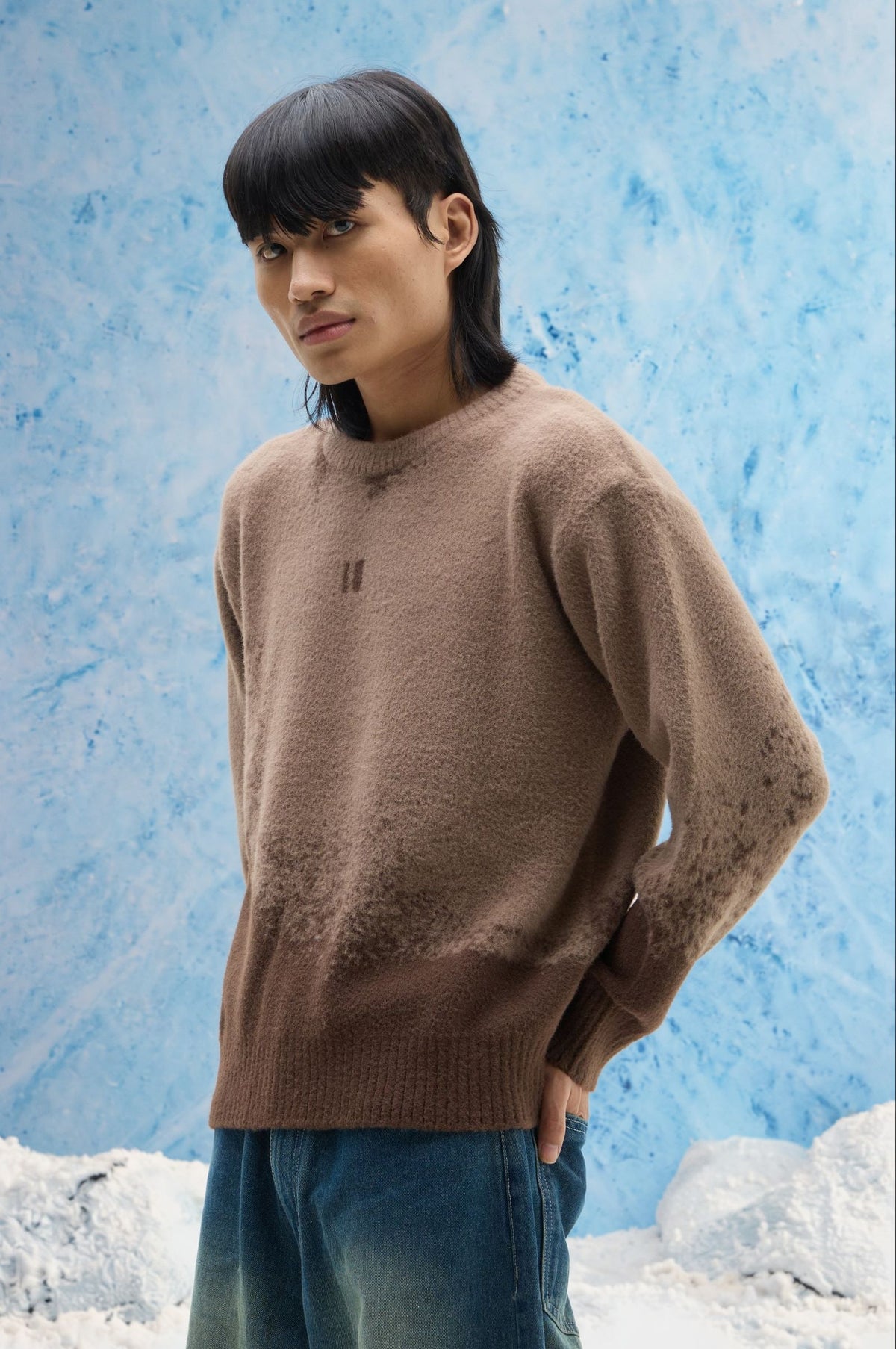 Brown Ombre Sweater