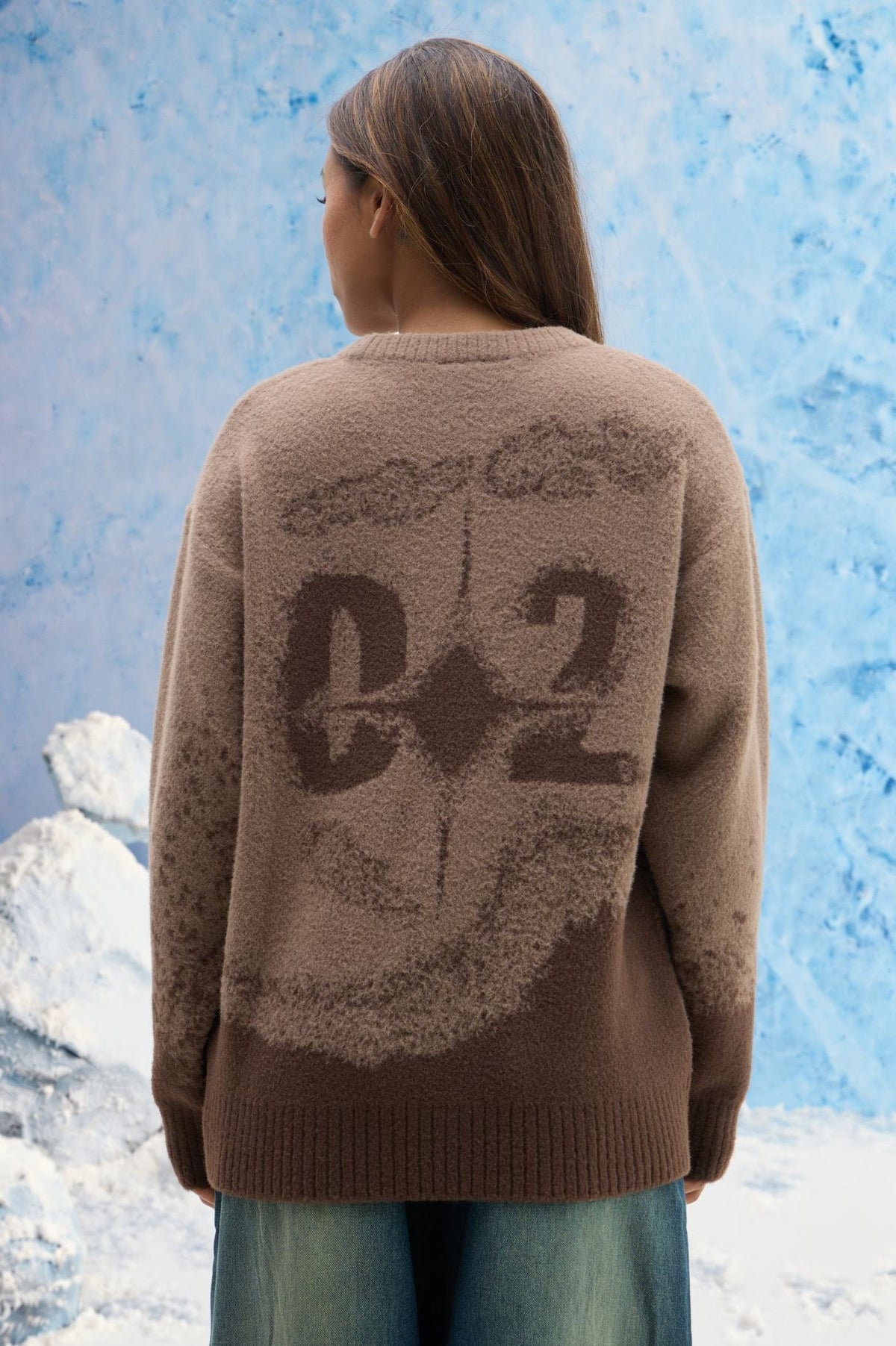 Brown Ombre Sweater