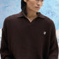 Brown Rib Polo