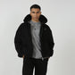 The Everyday Black Hooded Zipper