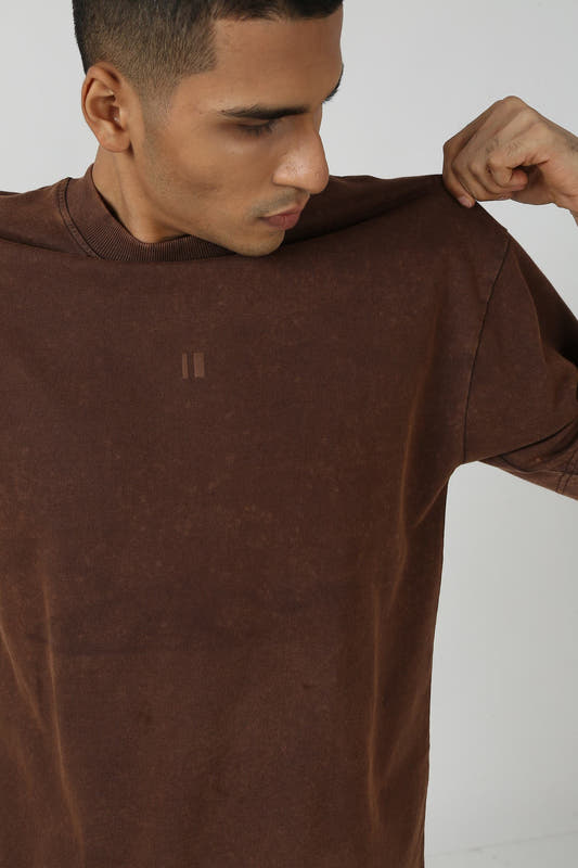Washed Past Brown Tshirt