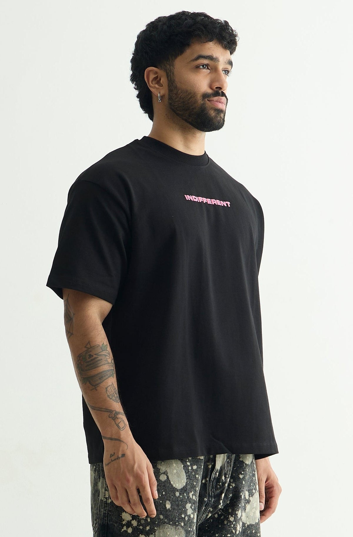 Indifferent Black T-Shirt