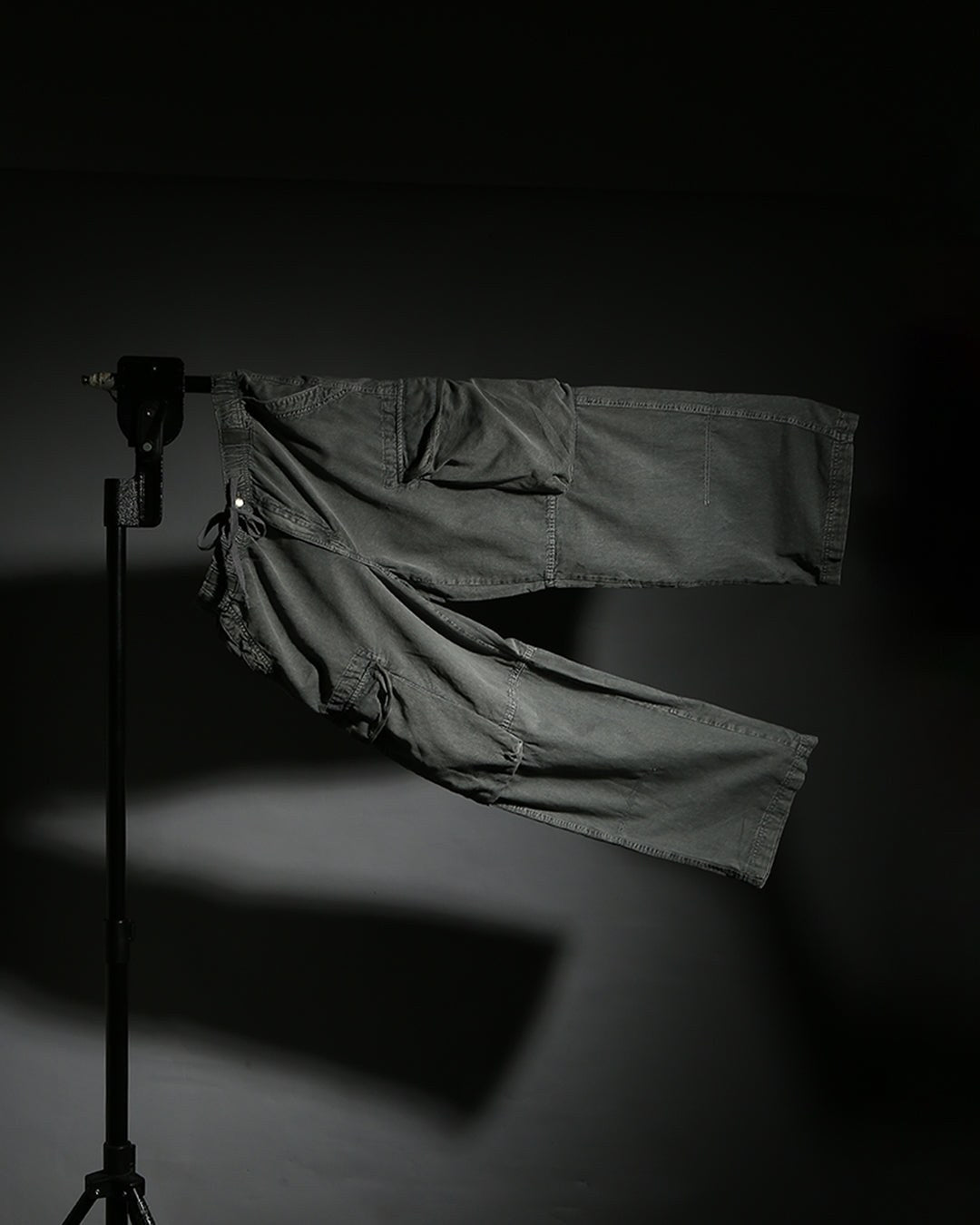 Grey Utility Cargos