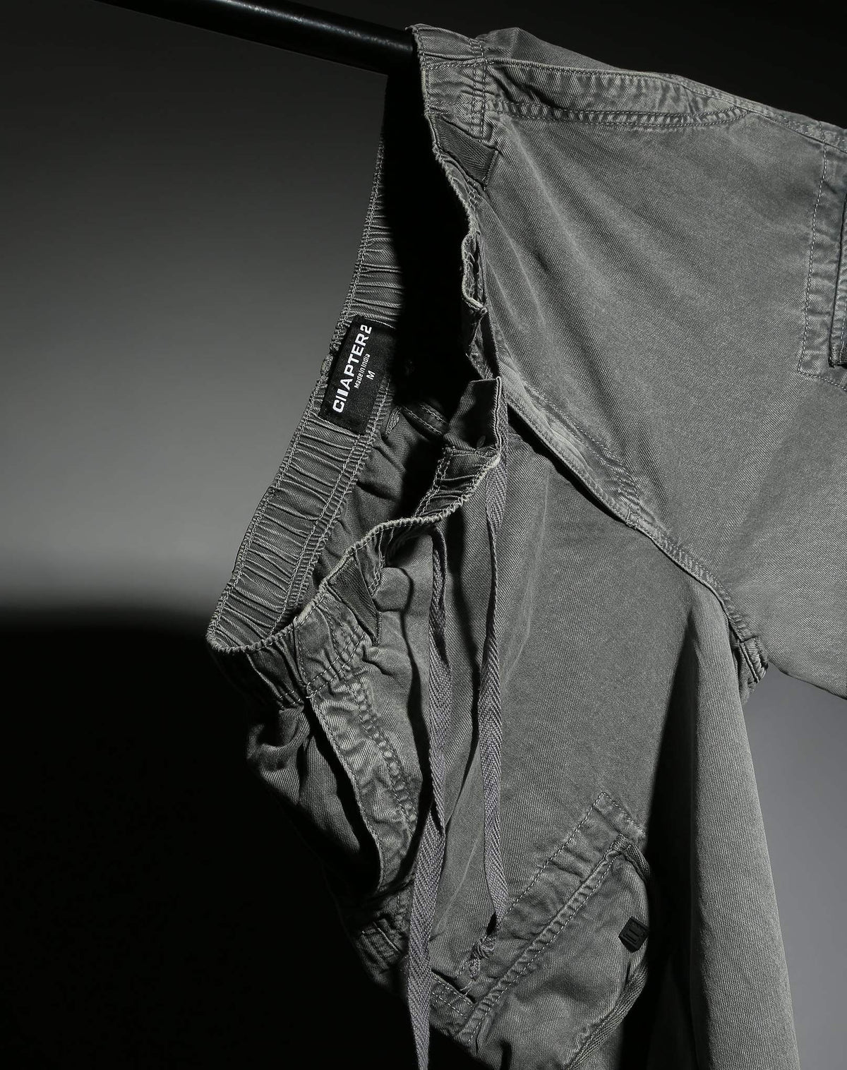 Grey Utility Cargos