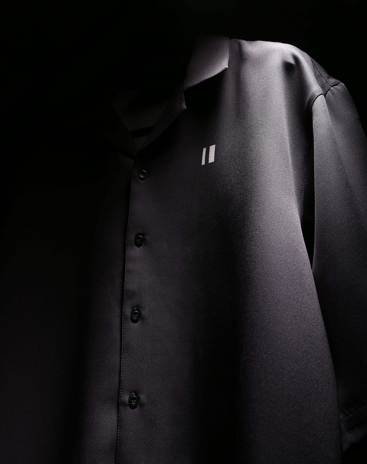 Black Hindi Bowling Shirt