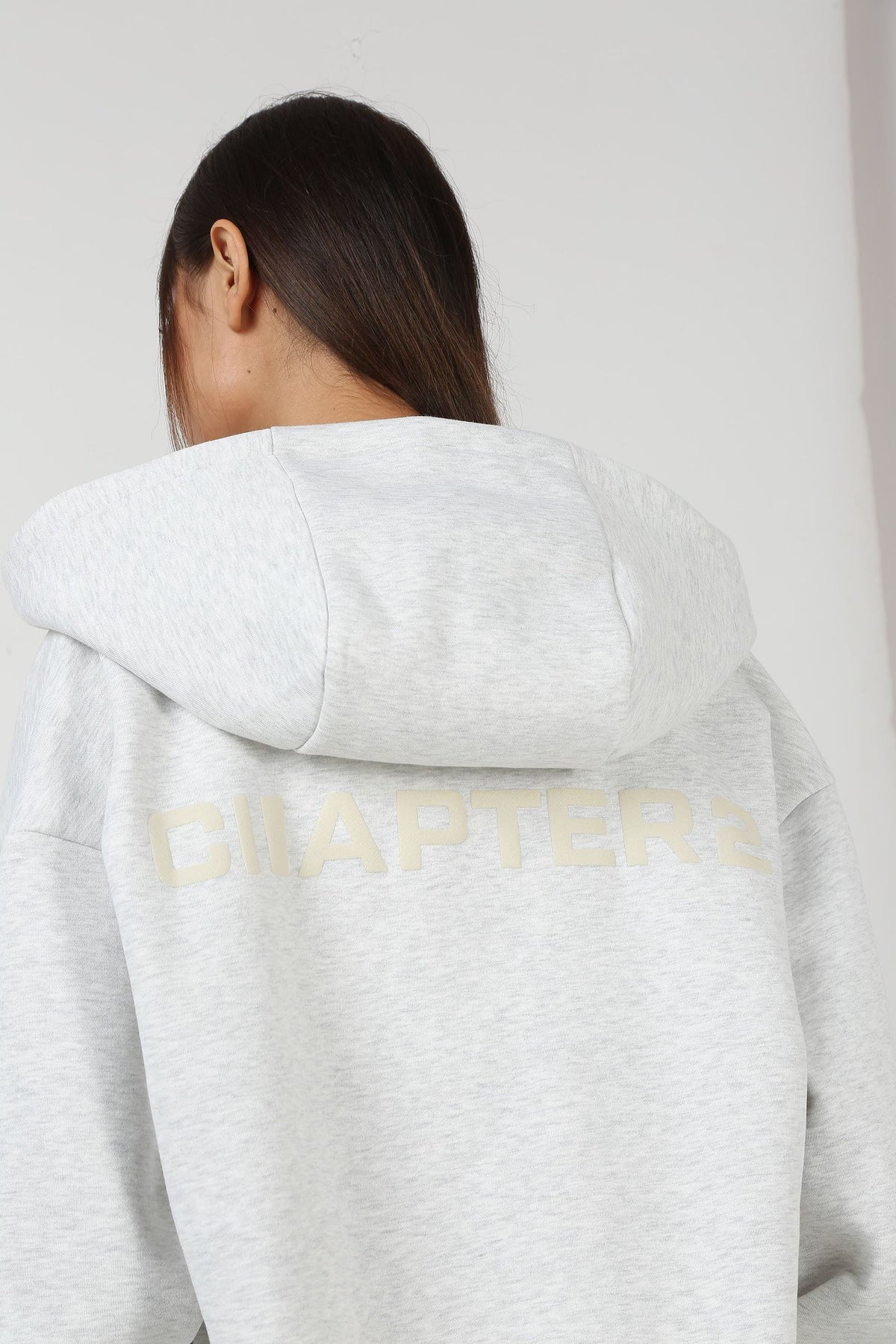 The Everyday Light Grey Hooded Zipper
