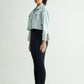 LIGHT BLUE CROPPED  JACKET