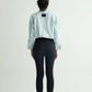 LIGHT BLUE CROPPED  JACKET