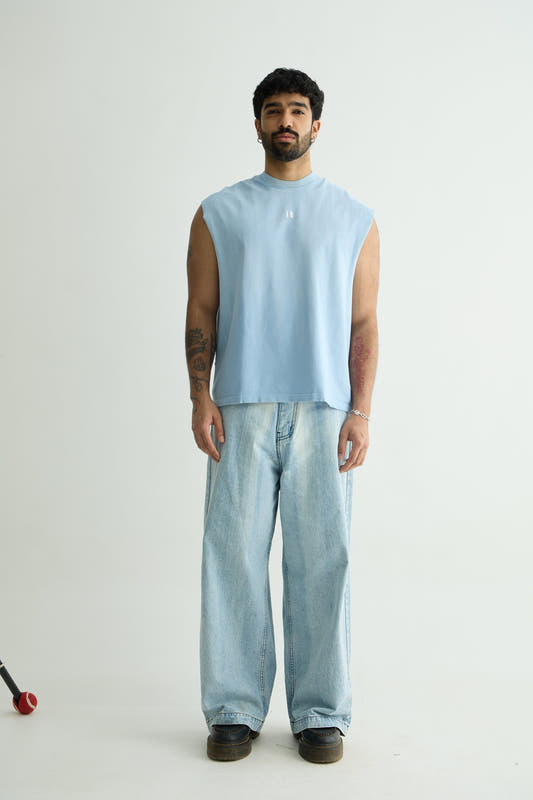 Washed Blue vest