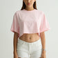 Cropped Tee Baby Pink