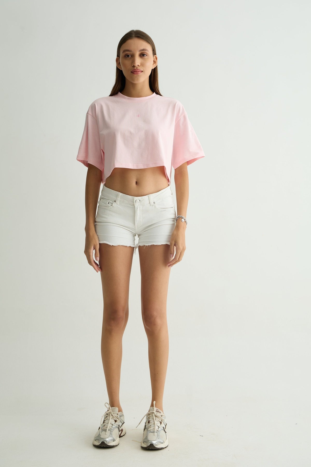 Cropped Tee Baby Pink