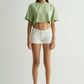 Cropped Tee Mint Green