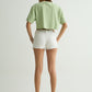 Cropped Tee Mint Green