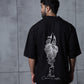 Black Fish Embroidered Tencel Shirt