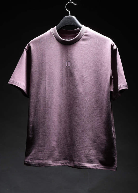 Basic Plum Solid Tshirt