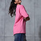 Basic Dark Pink Solid Tshirt