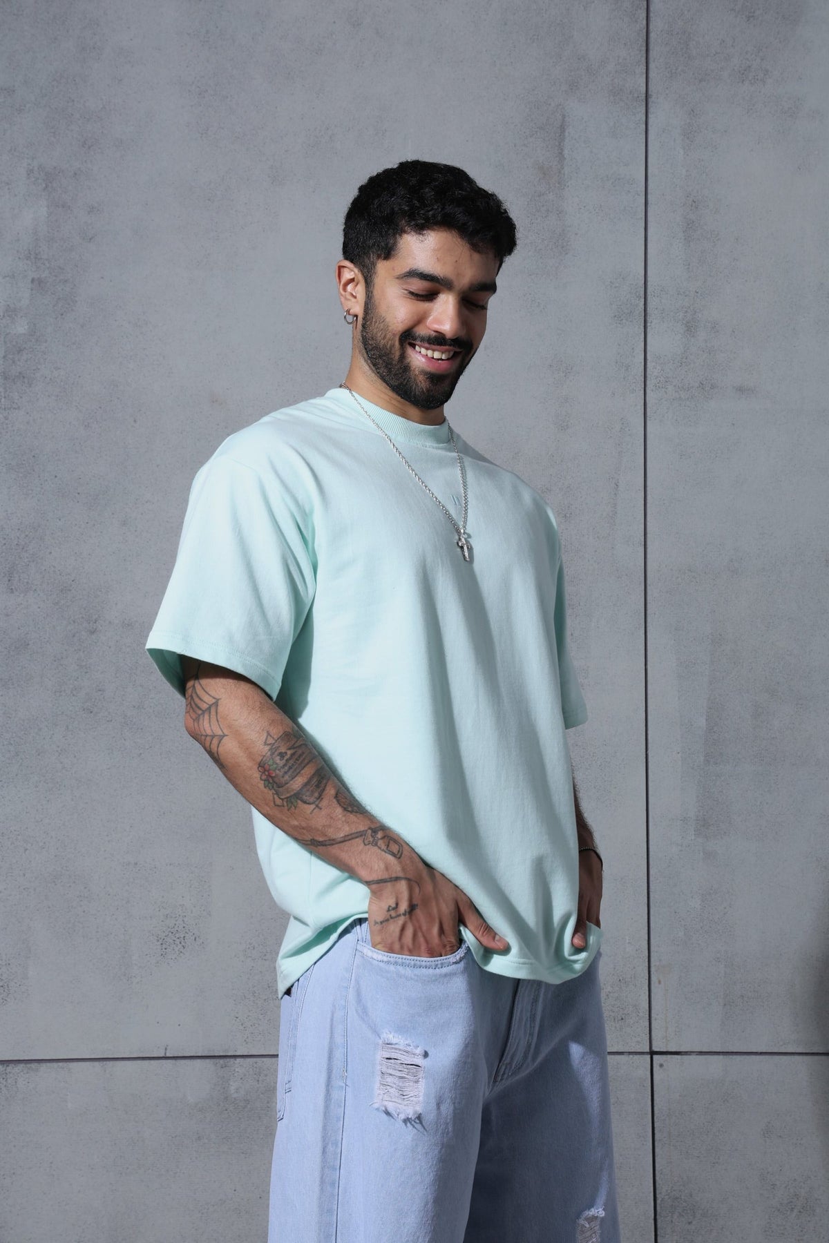 Aqua Solid T-Shirt