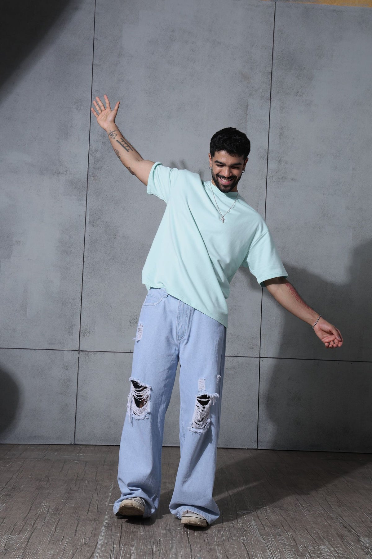 Aqua Solid T-Shirt