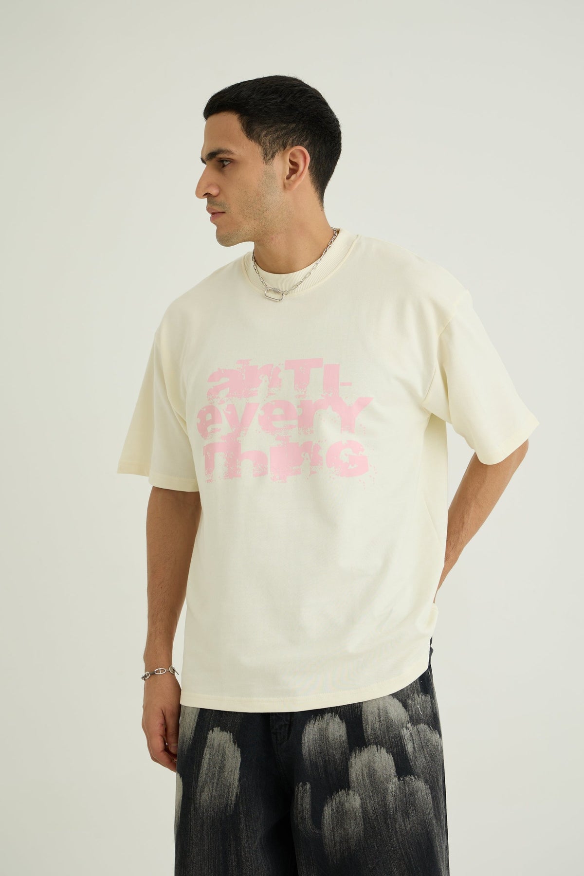Anti Everything Off White Tshirt