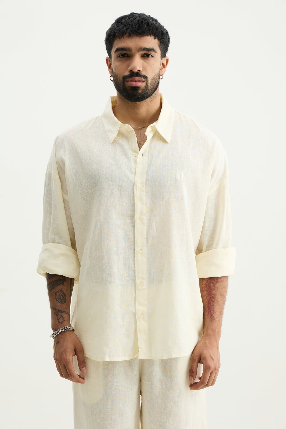 Linen Shirt Butter Yellow