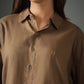 Mocha Brew Linen Shirt