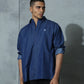 Monday Blues: Dark Sea Shirt & Charcoal Washed T-shirt- Pack of 2