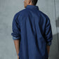 Monday Blues: Dark Sea Shirt & Charcoal Washed T-shirt- Pack of 2